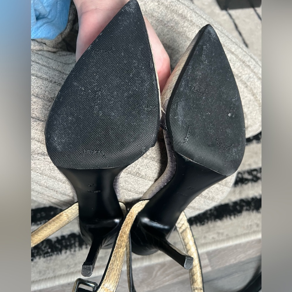 Alexander Wang Python Leather Ankle Strap Pumps - image 5